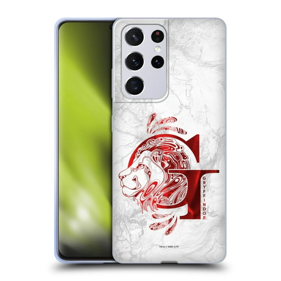 Head Case Designs Officially Licensed Harry Potter Deathly Hallows IX Gryffindor Aguamenti Soft Gel Case Compatible with Samsung Galaxy S21 Ultra 5G