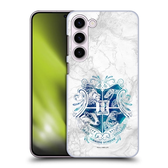Head Case Designs Officially Licensed Harry Potter Deathly Hallows IX Hogwarts Aguamenti Hard Back Case Compatible with Samsung Galaxy S23+ 5G