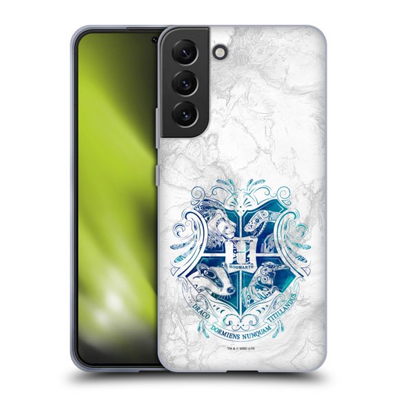 Head Case Designs Officially Licensed Harry Potter Deathly Hallows IX Hogwarts Aguamenti Soft Gel Case Compatible with Samsung Galaxy S22+ 5G