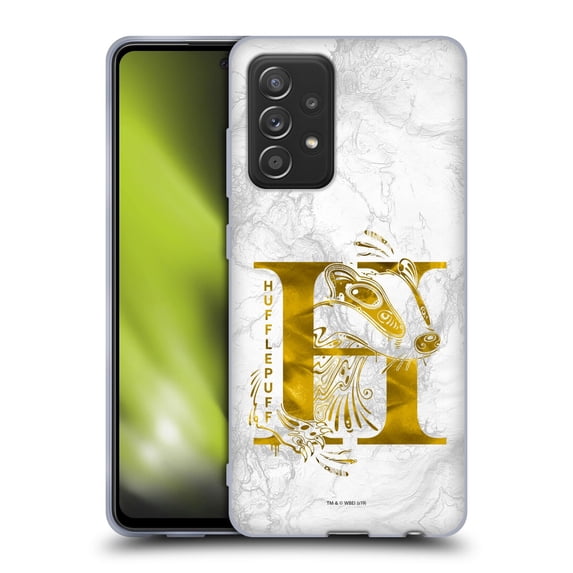 Head Case Designs Officially Licensed Harry Potter Deathly Hallows IX Hufflepuff Aguamenti Soft Gel Case Compatible with Samsung Galaxy A52 / A52s / 5G (2021)