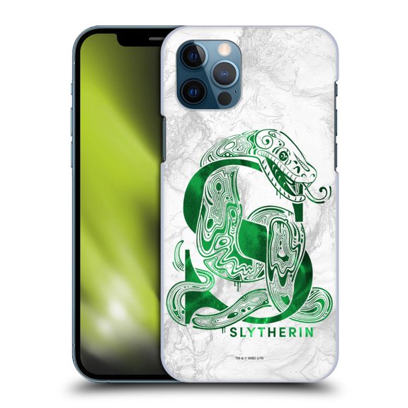 Head Case Designs Officially Licensed Harry Potter Deathly Hallows IX Slytherin Aguamenti Hard Back Case Compatible with Apple iPhone 12 / iPhone 12 Pro