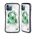 thumbnail image 1 of Head Case Designs Officially Licensed Harry Potter Deathly Hallows IX Slytherin Aguamenti Hybrid Case Compatible with Apple iPhone 12 Pro Max, 1 of 7
