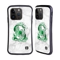 thumbnail image 1 of Head Case Designs Officially Licensed Harry Potter Deathly Hallows IX Slytherin Aguamenti Hybrid Case Compatible with Apple iPhone 15 Pro, 1 of 7