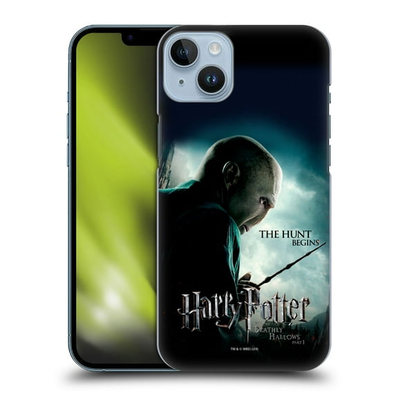Head Case Designs Officially Licensed Harry Potter Deathly Hallows VII Voldemort Hard Back Case Compatible with Apple iPhone 14 Plus