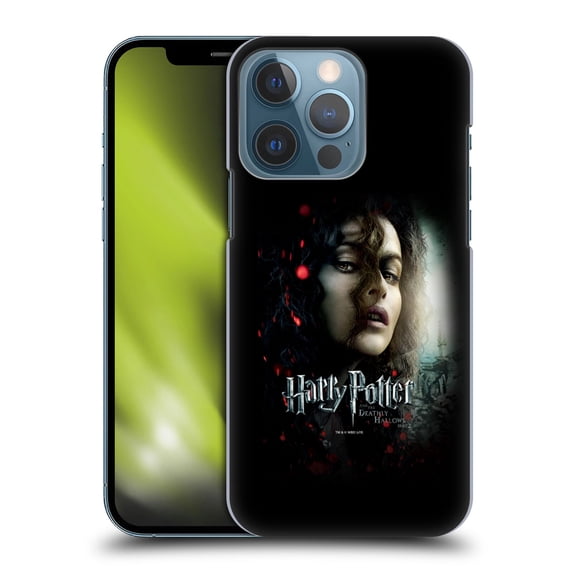 Head Case Designs Officially Licensed Harry Potter Deathly Hallows VIII Bellatrix Lestrange Hard Back Case Compatible with Apple iPhone 13 Pro