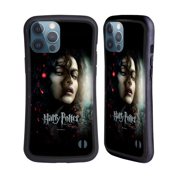 Head Case Designs Officially Licensed Harry Potter Deathly Hallows VIII Bellatrix Lestrange Hybrid Case Compatible with Apple iPhone 13 Pro Max