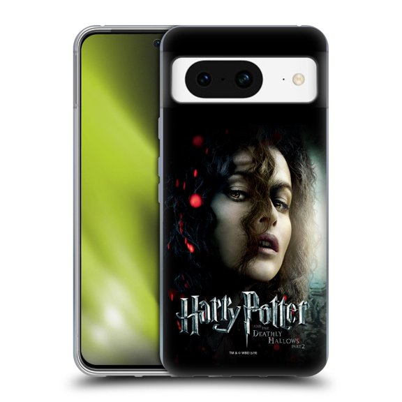 Head Case Designs Officially Licensed Harry Potter Deathly Hallows VIII Bellatrix Lestrange Soft Gel Case Compatible with Google Pixel 8