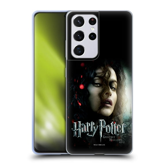 Head Case Designs Officially Licensed Harry Potter Deathly Hallows VIII Bellatrix Lestrange Soft Gel Case Compatible with Samsung Galaxy S21 Ultra 5G