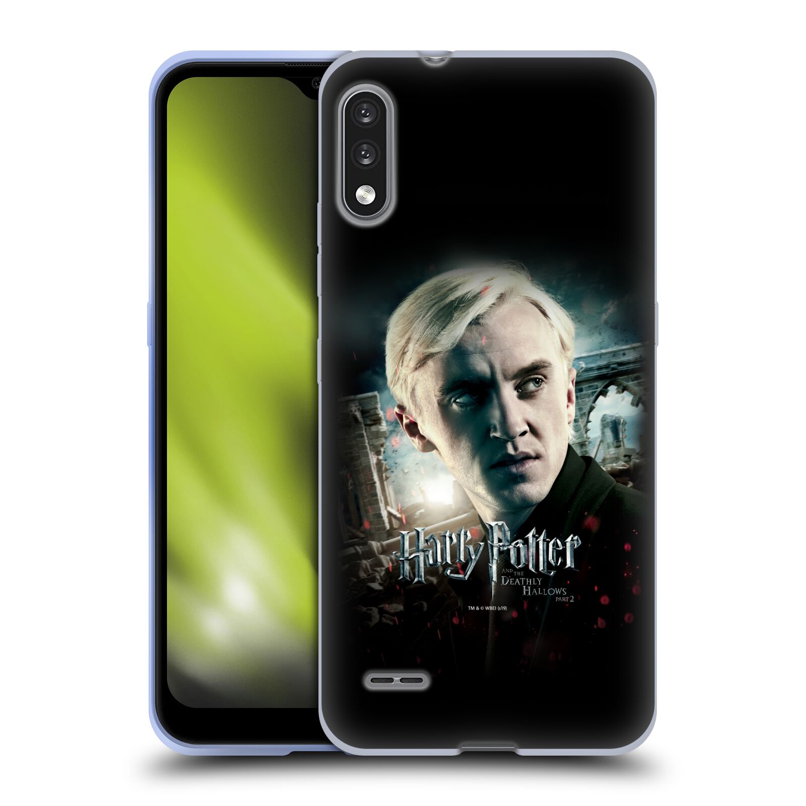 Custodia Morbida In Gel Per Xiaomi Redmi Note 8T | Cover Ufficiale Harry Potter – Deathly Hallows, Design Resistente Ai Graffi
