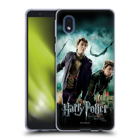 Head Case Designs Officially Licensed Harry Potter Deathly Hallows VIII Fred & George Weasley Soft Gel Case Compatible with Samsung Galaxy A01 Core (2020)