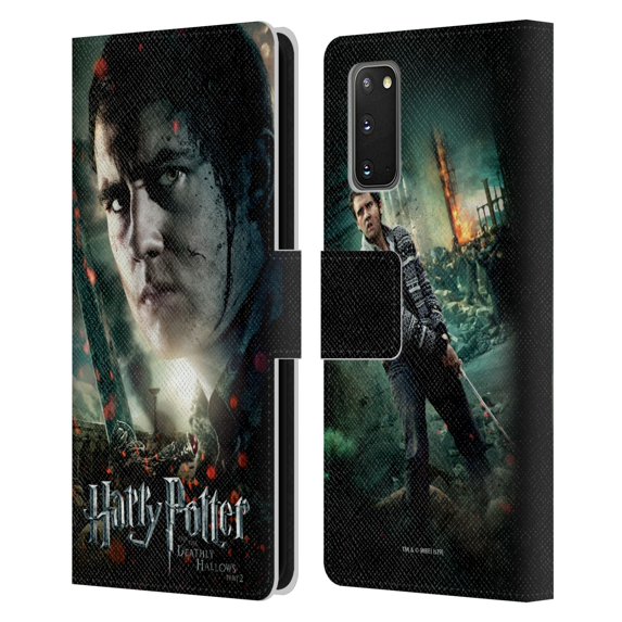 Head Case Designs Officially Licensed Harry Potter Deathly Hallows VIII Neville Longbottom Leather Book Wallet Case Cover Compatible with Samsung Galaxy S20 / S20 5G