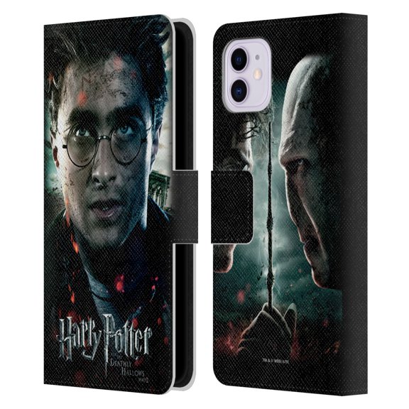 Head Case Designs Officially Licensed Harry Potter Deathly Hallows VIII Potrait Leather Book Wallet Case Cover Compatible with Apple iPhone 11