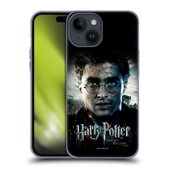 Head Case Designs Officially Licensed Harry Potter Deathly Hallows VIII Potrait Soft Gel Case Compatible with Apple iPhone 15