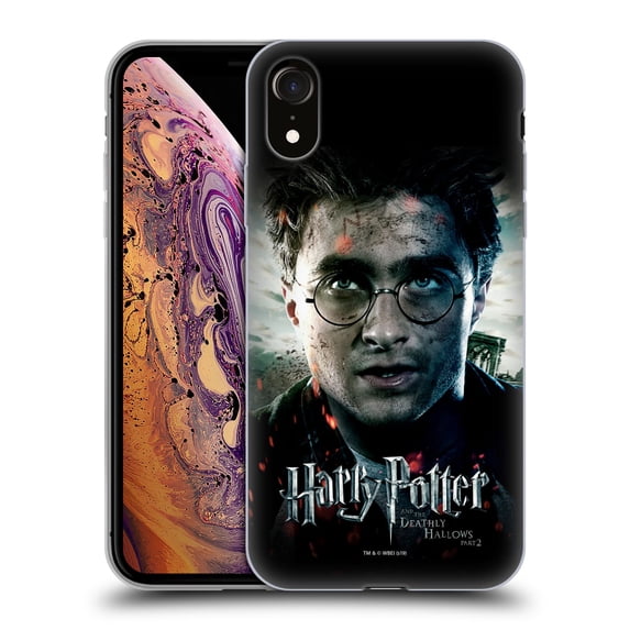 Head Case Designs Officially Licensed Harry Potter Deathly Hallows VIII Potrait Soft Gel Case Compatible with Apple iPhone XR