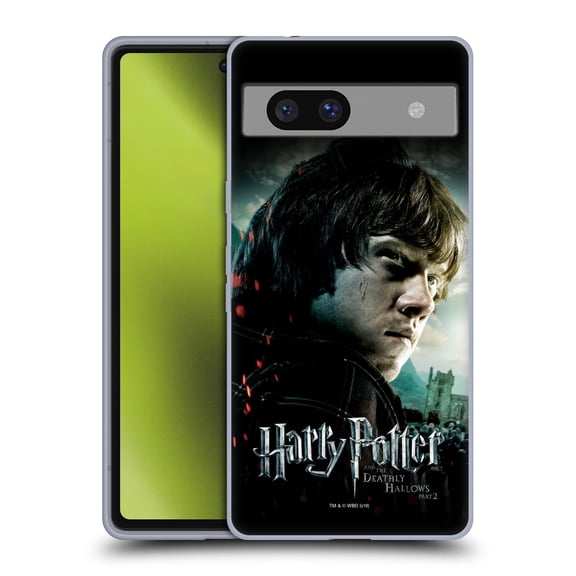 Head Case Designs Officially Licensed Harry Potter Deathly Hallows VIII Ron Weasley Soft Gel Case Compatible with Google Pixel 7a