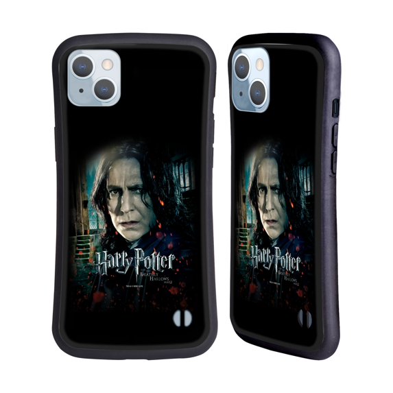 Head Case Designs Officially Licensed Harry Potter Deathly Hallows VIII Severus Snape Hybrid Case Compatible with Apple iPhone 14 Plus