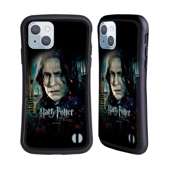 Head Case Designs Officially Licensed Harry Potter Deathly Hallows VIII Severus Snape Hybrid Case Compatible with Apple iPhone 14