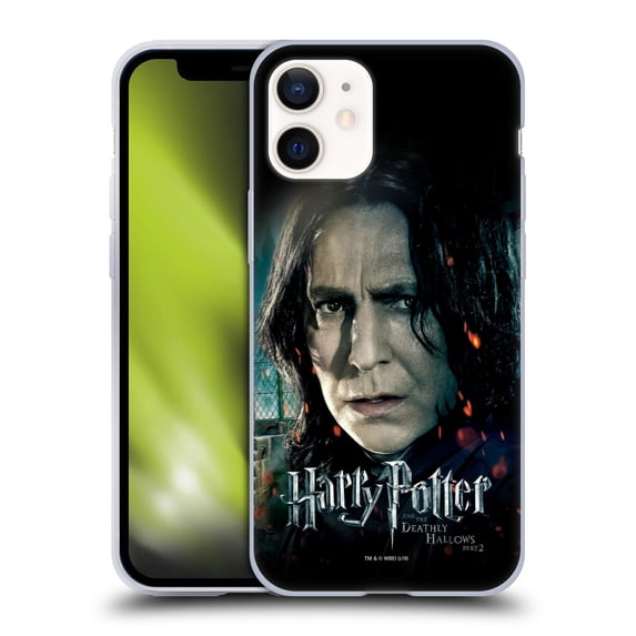 Head Case Designs Officially Licensed Harry Potter Deathly Hallows VIII Severus Snape Soft Gel Case Compatible with Apple iPhone 12 Mini