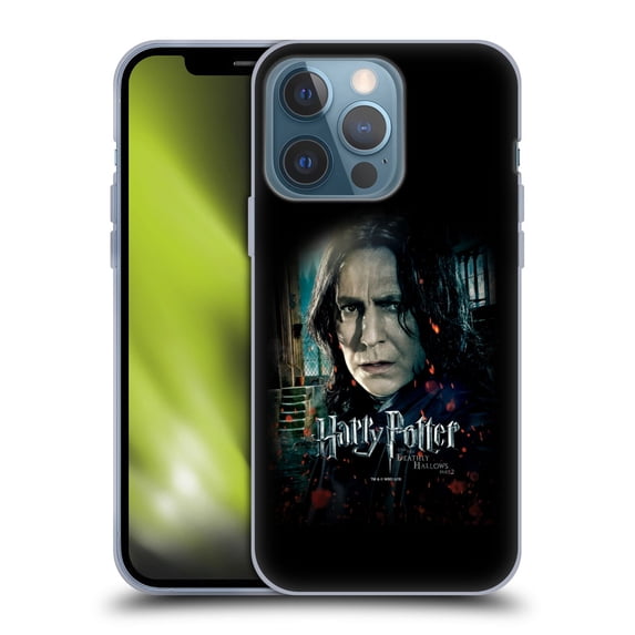 Head Case Designs Officially Licensed Harry Potter Deathly Hallows VIII Severus Snape Soft Gel Case Compatible with Apple iPhone 13 Pro