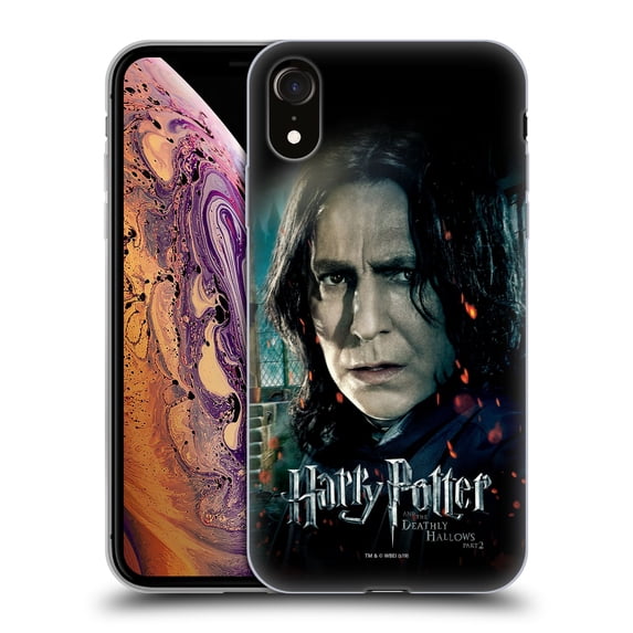 Head Case Designs Officially Licensed Harry Potter Deathly Hallows VIII Severus Snape Soft Gel Case Compatible with Apple iPhone XR