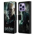 thumbnail image 1 of Head Case Designs Officially Licensed Harry Potter Deathly Hallows VIII Voldemort Leather Book Wallet Case Cover Compatible with Apple iPhone 14 Pro Max, 1 of 6