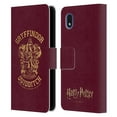 thumbnail image 1 of Head Case Designs Officially Licensed Harry Potter Deathly Hallows X Gryffindor Quidditch Leather Book Wallet Case Cover Compatible with Samsung Galaxy A01 Core (2020), 1 of 6