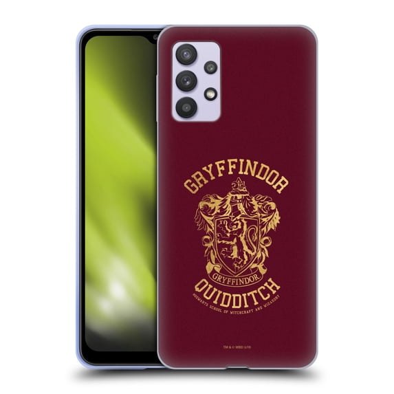 Head Case Designs Officially Licensed Harry Potter Deathly Hallows X Gryffindor Quidditch Soft Gel Case Compatible with Samsung Galaxy A32 5G / M32 5G (2021)