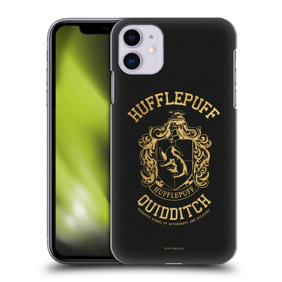 Head Case Designs Officially Licensed Harry Potter Deathly Hallows X Hufflepuff Quidditch Hard Back Case Compatible with Apple iPhone 11
