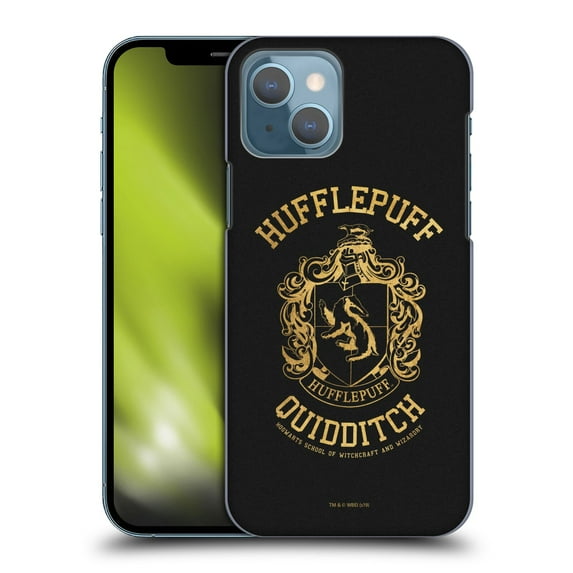 Head Case Designs Officially Licensed Harry Potter Deathly Hallows X Hufflepuff Quidditch Hard Back Case Compatible with Apple iPhone 13