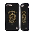 thumbnail image 1 of Head Case Designs Officially Licensed Harry Potter Deathly Hallows X Hufflepuff Quidditch Hybrid Case Compatible with Apple iPhone 7 Plus / iPhone 8 Plus, 1 of 7