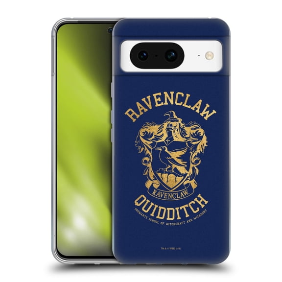 Head Case Designs Officially Licensed Harry Potter Deathly Hallows X Ravenclaw Quidditch Soft Gel Case Compatible with Google Pixel 8