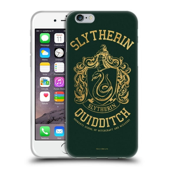 Head Case Designs Officially Licensed Harry Potter Deathly Hallows X Slytherin Quidditch Soft Gel Case Compatible with Apple iPhone 6 / iPhone 6s