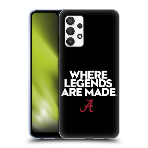 Head Case Designs University Of Alabama UA The University Of Alabama Art Legends Soft Gel Case for Samsung Galaxy A32 (2021)