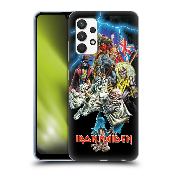 Head Case Designs Iron Maiden Art Best Of Beast Soft Gel Case for Samsung Galaxy A32 (2021)