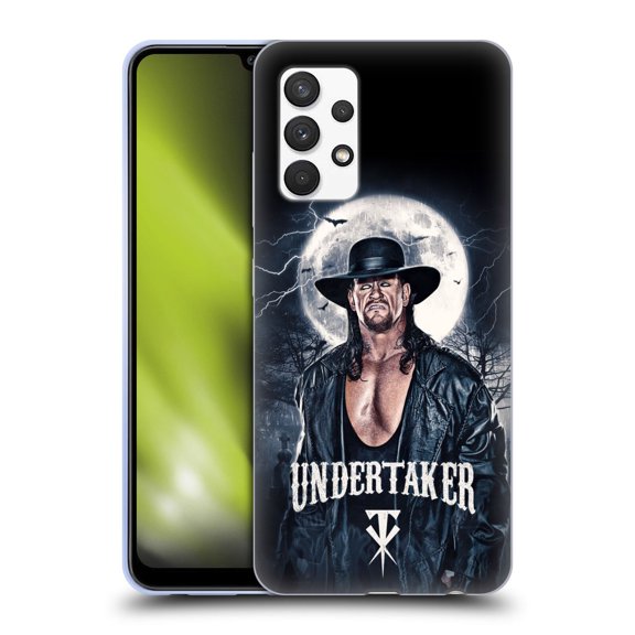 Head Case Designs WWE The Undertaker Portrait Soft Gel Case for Samsung Galaxy A32 (2021)