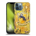 thumbnail image 1 of Head Case Designs Officially Licensed Harry Potter Deathly Hallows XIII Hufflepuff Pattern Hard Back Case Compatible with Apple iPhone 13 Pro Max, 1 of 7
