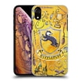 thumbnail image 1 of Head Case Designs Officially Licensed Harry Potter Deathly Hallows XIII Hufflepuff Pattern Hard Back Case Compatible with Apple iPhone XR, 1 of 7