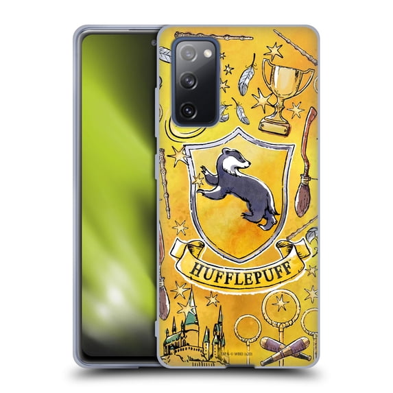 Head Case Designs Officially Licensed Harry Potter Deathly Hallows XIII Hufflepuff Pattern Soft Gel Case Compatible with Samsung Galaxy S20 FE / 5G