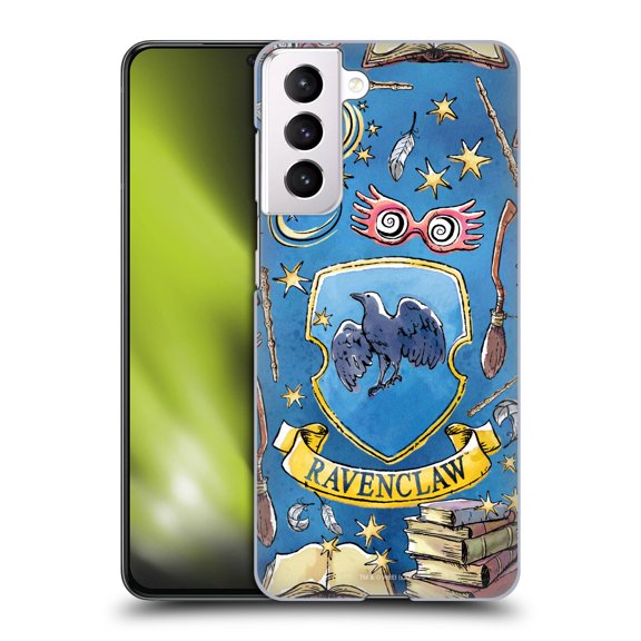 Head Case Designs Officially Licensed Harry Potter Deathly Hallows XIII Ravenclaw Pattern Hard Back Case Compatible with Samsung Galaxy S21 5G