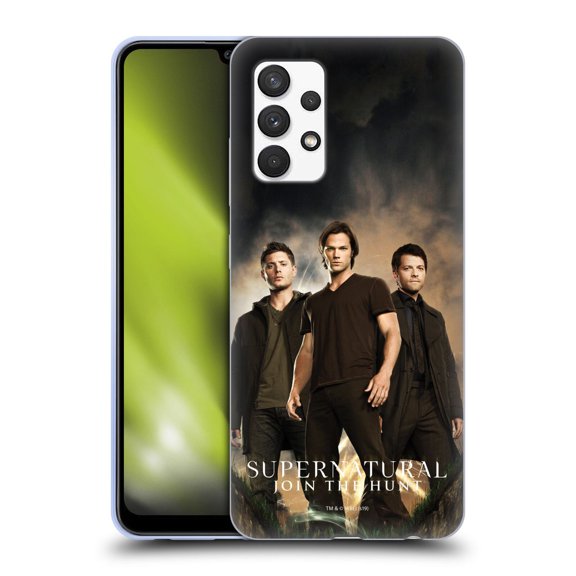 Head Case Designs Supernatural Key Art Sam, Dean & Castiel 2 Soft Gel Case for Samsung Galaxy A32 (2021)