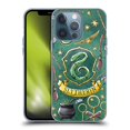 thumbnail image 1 of Head Case Designs Officially Licensed Harry Potter Deathly Hallows XIII Slytherin Pattern Soft Gel Case Compatible with Apple iPhone 13 Pro, 1 of 7
