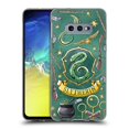 thumbnail image 1 of Head Case Designs Officially Licensed Harry Potter Deathly Hallows XIII Slytherin Pattern Soft Gel Case Compatible with Samsung Galaxy S10e, 1 of 7
