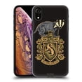 thumbnail image 1 of Head Case Designs Officially Licensed Harry Potter Deathly Hallows XIV Hufflepuff Hard Back Case Compatible with Apple iPhone XR, 1 of 7