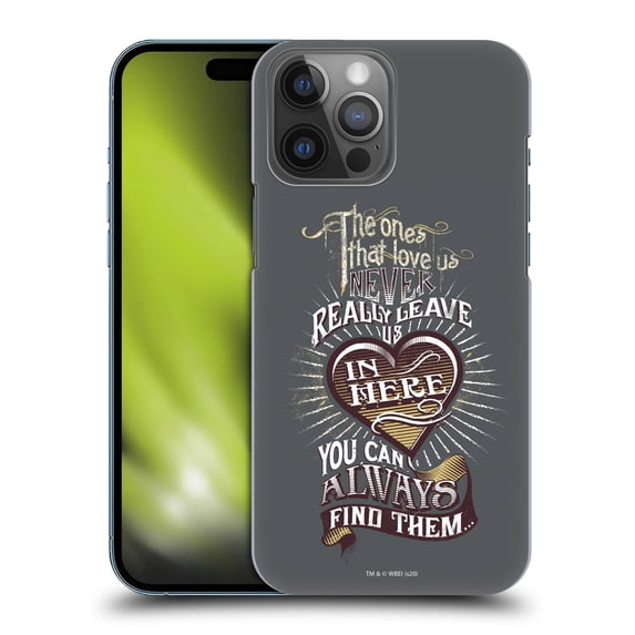 Head Case Designs Officially Licensed Harry Potter Deathly Hallows XIV Love us Never Leave us Sirius Hard Back Case Compatible with Apple iPhone 14 Pro Max
