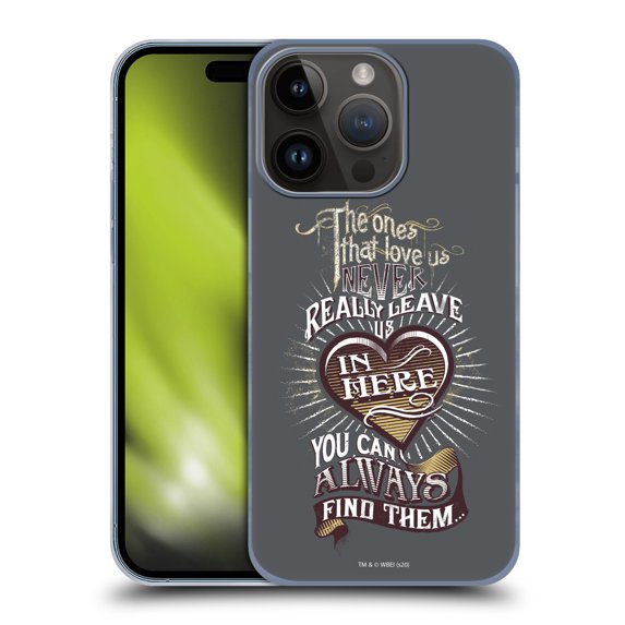 Head Case Designs Officially Licensed Harry Potter Deathly Hallows XIV Love us Never Leave us Sirius Hard Back Case Compatible with Apple iPhone 15 Pro