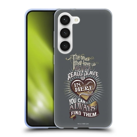 Head Case Designs Officially Licensed Harry Potter Deathly Hallows XIV Love us Never Leave us Sirius Soft Gel Case Compatible with Samsung Galaxy S23 5G