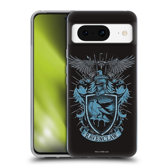 Head Case Designs Officially Licensed Harry Potter Deathly Hallows XIV Ravenclaw Soft Gel Case Compatible with Google Pixel 8