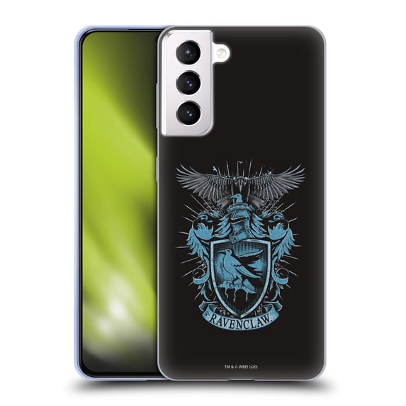 Head Case Designs Officially Licensed Harry Potter Deathly Hallows XIV Ravenclaw Soft Gel Case Compatible with Samsung Galaxy S21+ 5G