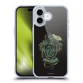 thumbnail image 1 of Head Case Designs Officially Licensed Harry Potter Deathly Hallows XIV Slytherin Soft Gel Case Compatible with Apple iPhone 16, 1 of 7