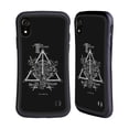 thumbnail image 1 of Head Case Designs Officially Licensed Harry Potter Deathly Hallows XIV Triangle Symbol Hybrid Case Compatible with Apple iPhone XR, 1 of 7